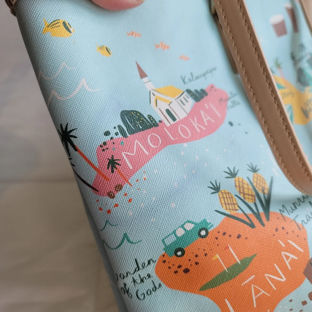 Spartina 449 Hawai'ian Islands Tote Paradise of the Pacific - Picture 13 of 14